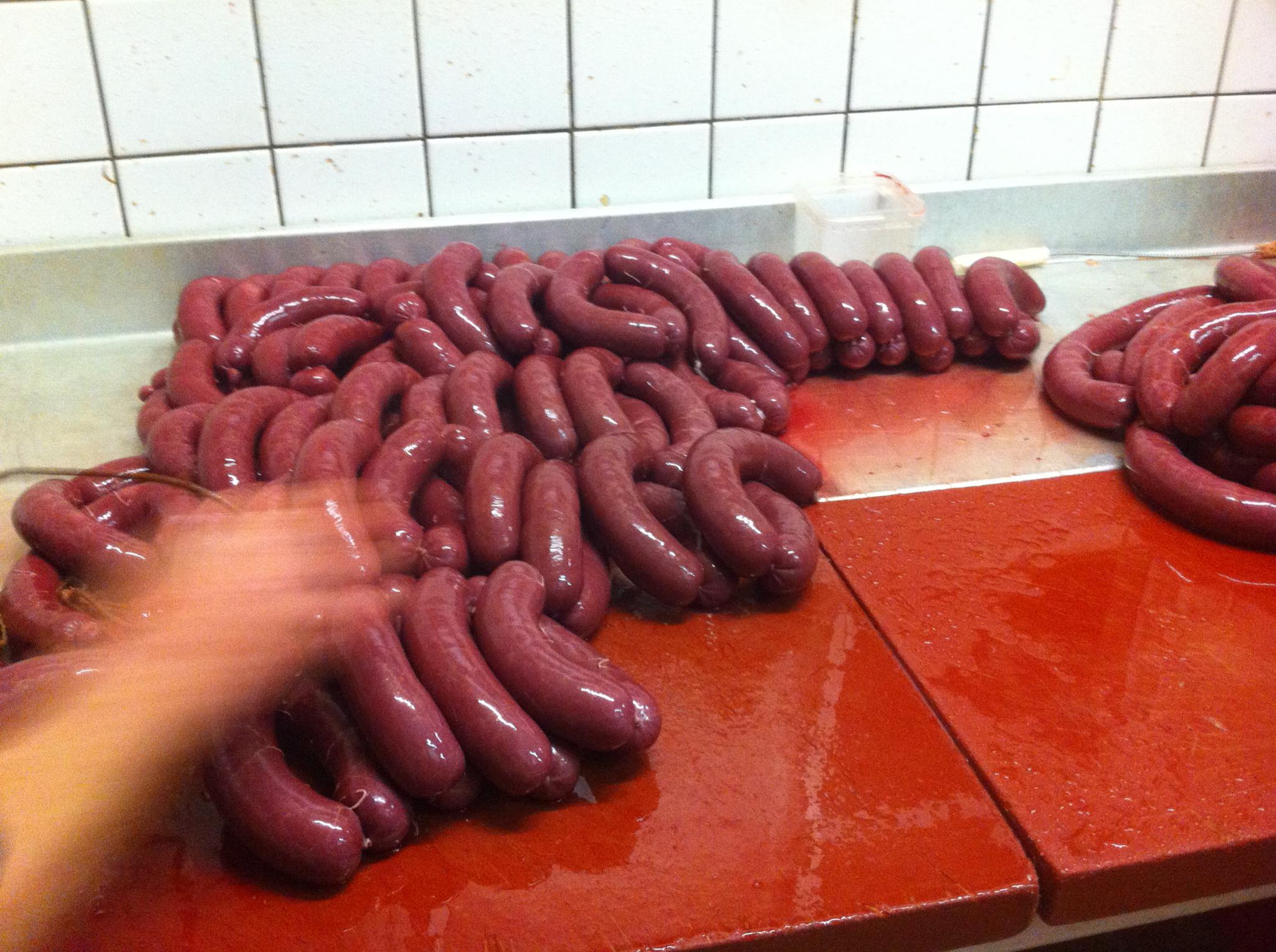 La fabrication du boudin